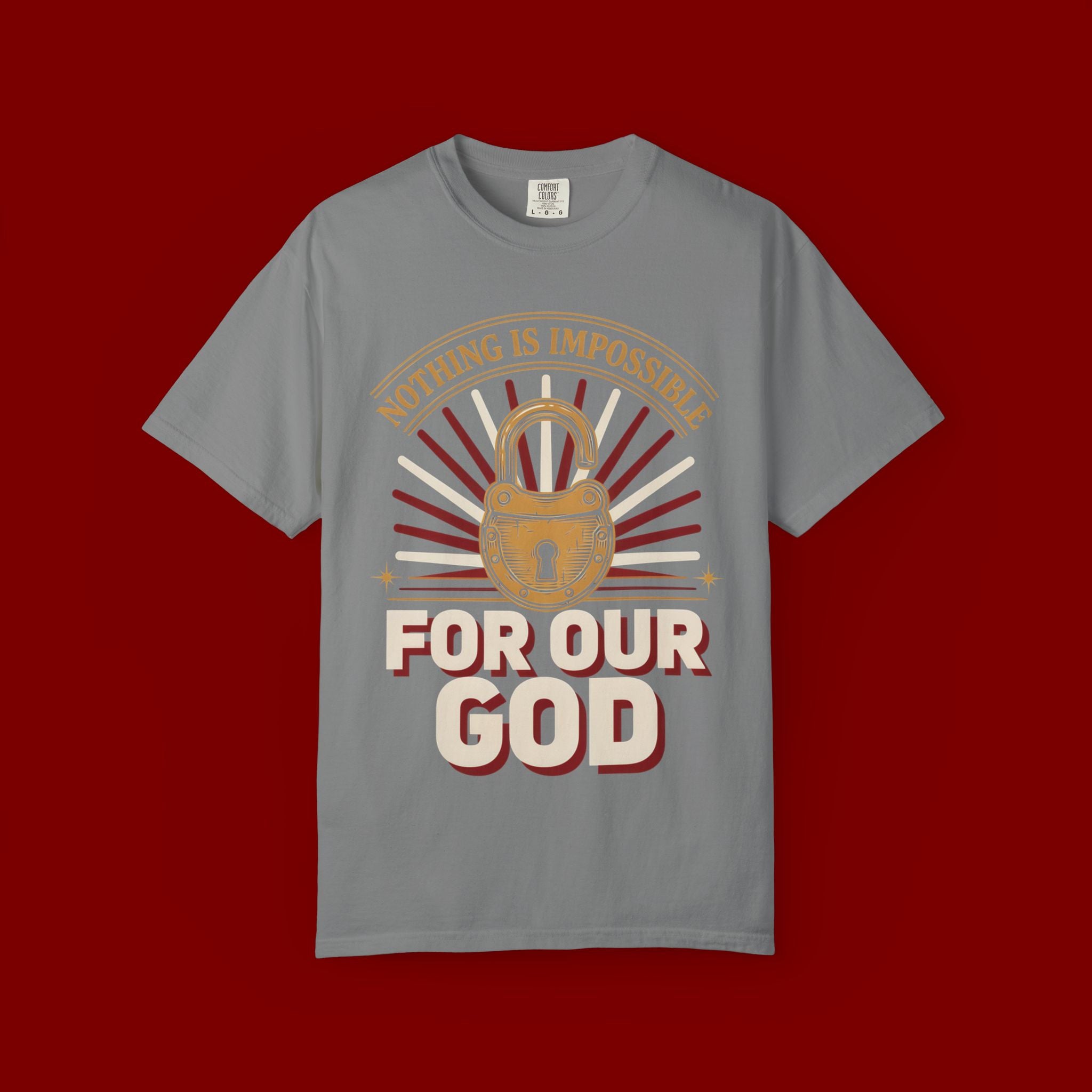 Nothing Is Impossible For Our God T-Shirt — Christian Faith Graphic Tee