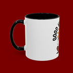Good Vibes Only Coffee Mug - Retro Sun Cartoon Accent Mug (11/15oz)