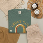 Trust God Lock T-Shirt — Christian Faith Tee “Trust God No Matter What”