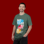 No Fear No Limits No Excuses T-Shirt — Motivational Graphic Tee