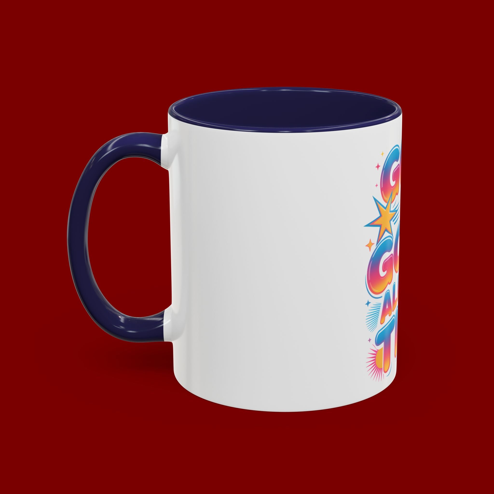 God Is Good All The Time Accent Coffee Mug — Inspirational Christian Coffee Cup (11/15oz)