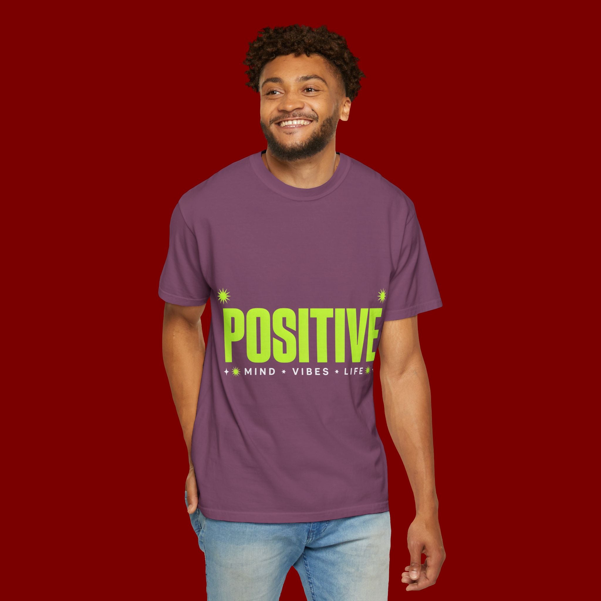 Positive Mind Vibes T-Shirt — Graphic Motivational Tee