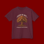 Autumn Oak Tree Kids T‑Shirt — Cozy Fall Nature Tee for Children