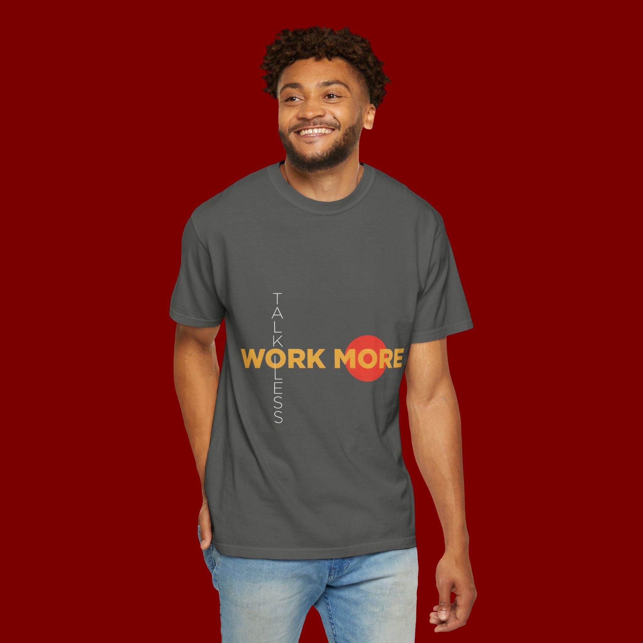 Talk Less Work More T-Shirt — Motivational Graphic Tee for Hustle & Productivity