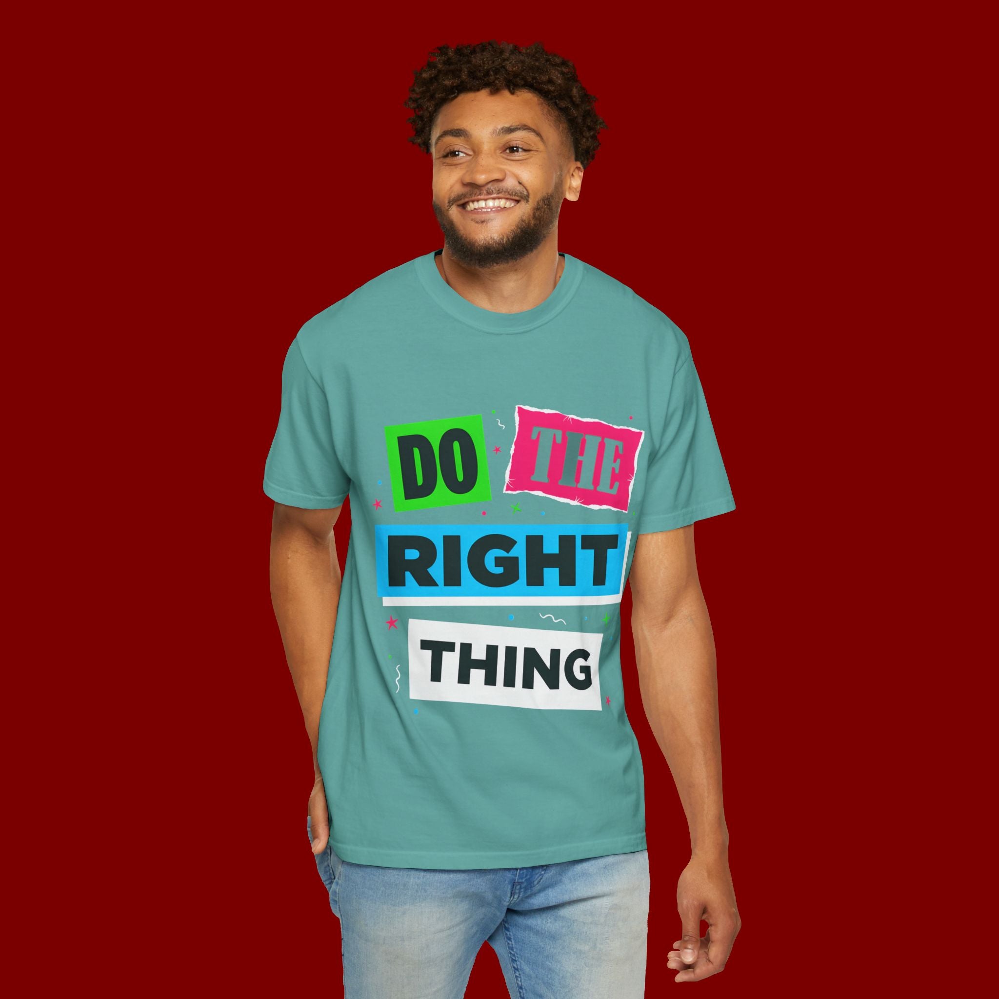 Do The Right Thing T-Shirt — Bold Retro Graphic Tee