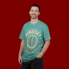 Mindset Over Everything T-Shirt — Positive Vibes Compass Graphic Tee