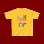 Kids Tee — "Take Time to Pray" Floral Christian Shirt
