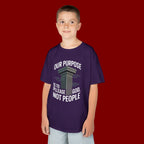Kids T-Shirt — "Our Purpose Is To Please God, Not People" Faith Graphic Tee