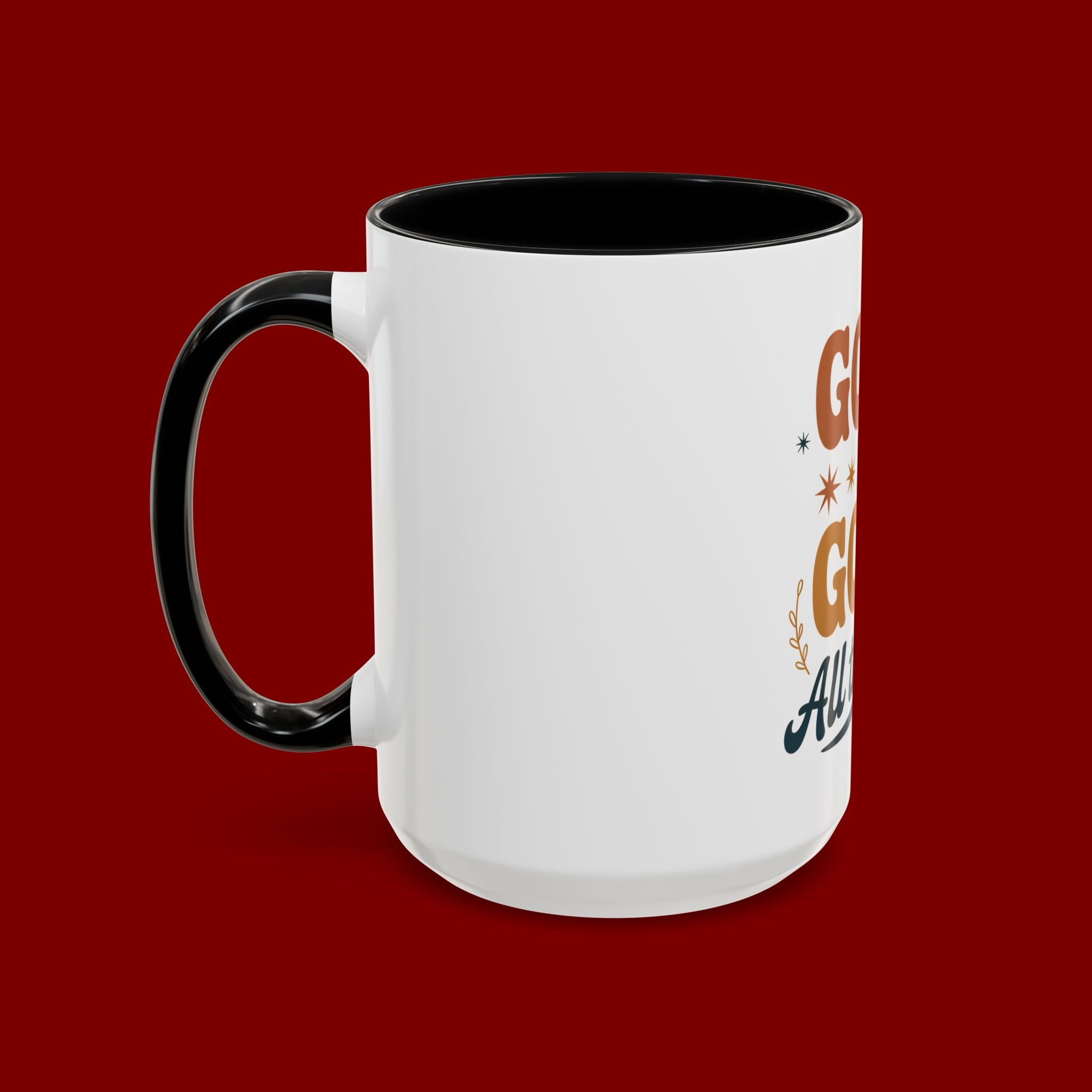 Praise the Lord Coffee Mug – Retro Christian Faith Accent Mug (11/15oz)