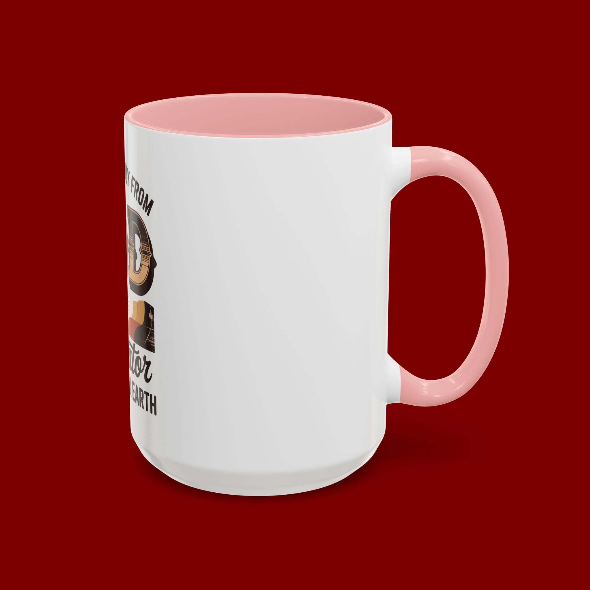 God-Themed Accent Coffee Mug – "My Help Is Only From God, The Creator of Heavens & Earth"