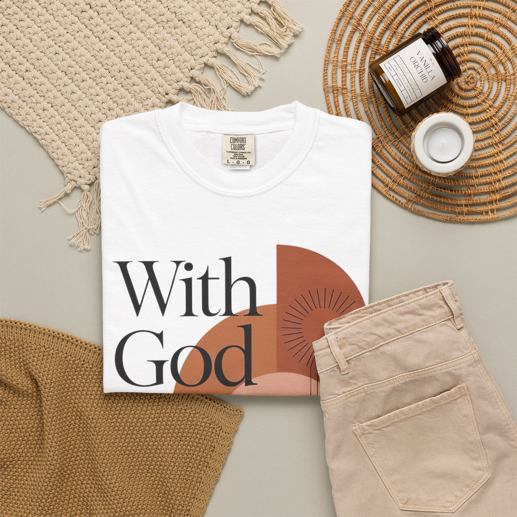 With God All Things Are Possible Christian T-Shirt
