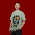 God The Creator T-Shirt — My Help Is Only From God Christian Mountain Faith Tee
