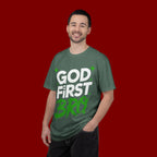 God First Bro T-Shirt — Faith Graphic Tee for Guys
