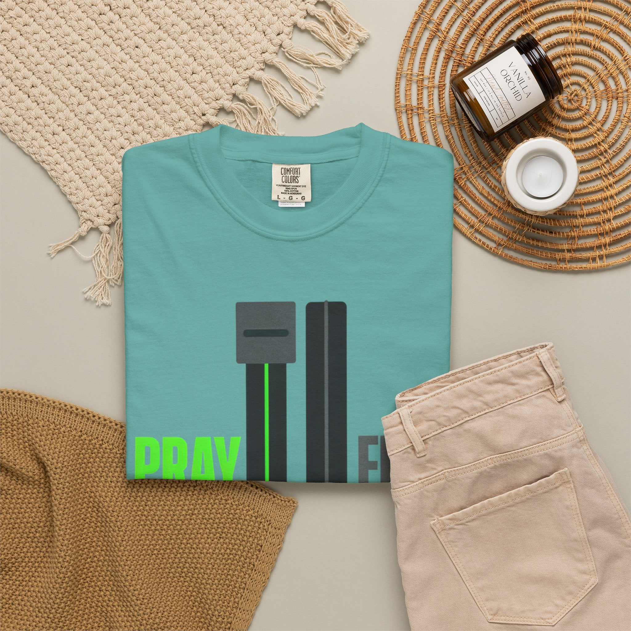 Pray More Fear Less T-Shirt — Inspirational Faith Graphic Tee