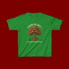 Autumn Oak Tree Kids T‑Shirt — Cozy Fall Nature Tee for Children