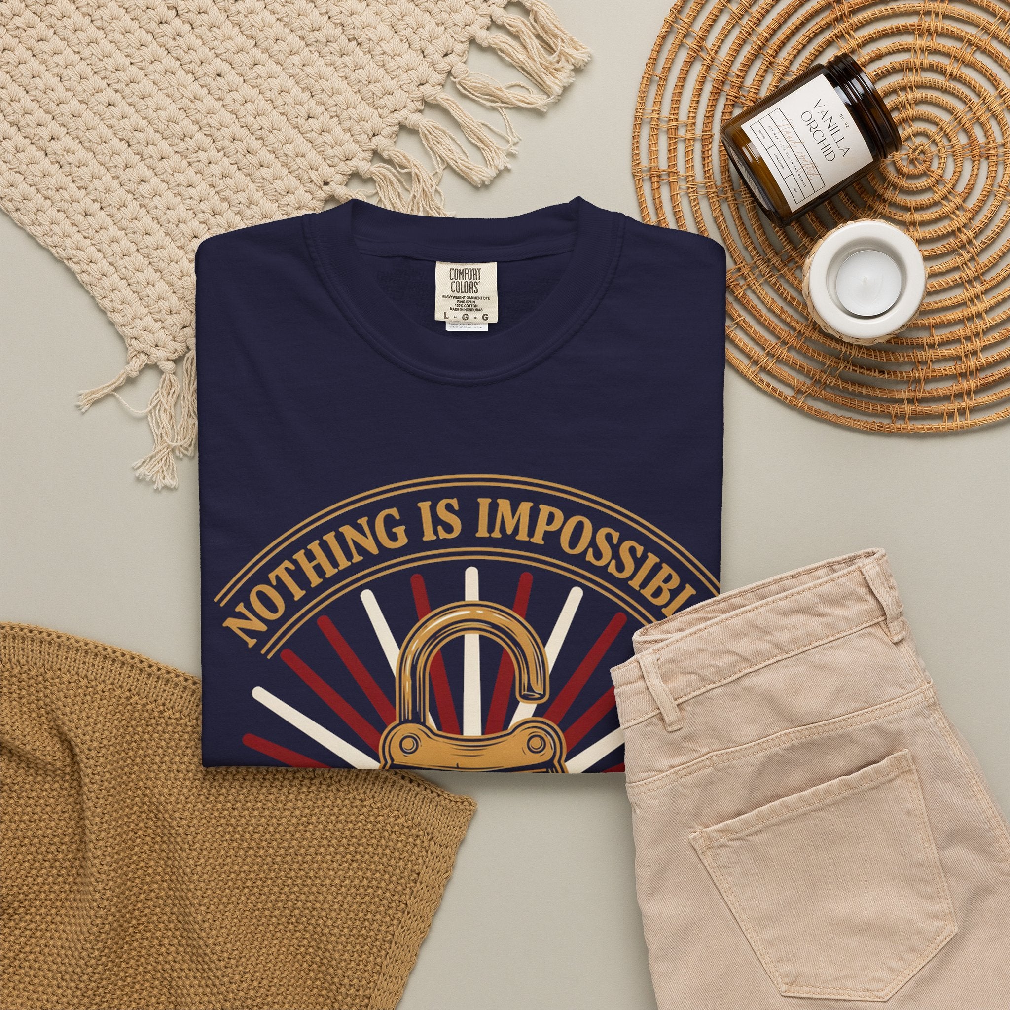 Nothing Is Impossible For Our God T-Shirt — Christian Faith Graphic Tee