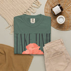 T-Shirt — "Take Time to Pray" Floral Christian Tee