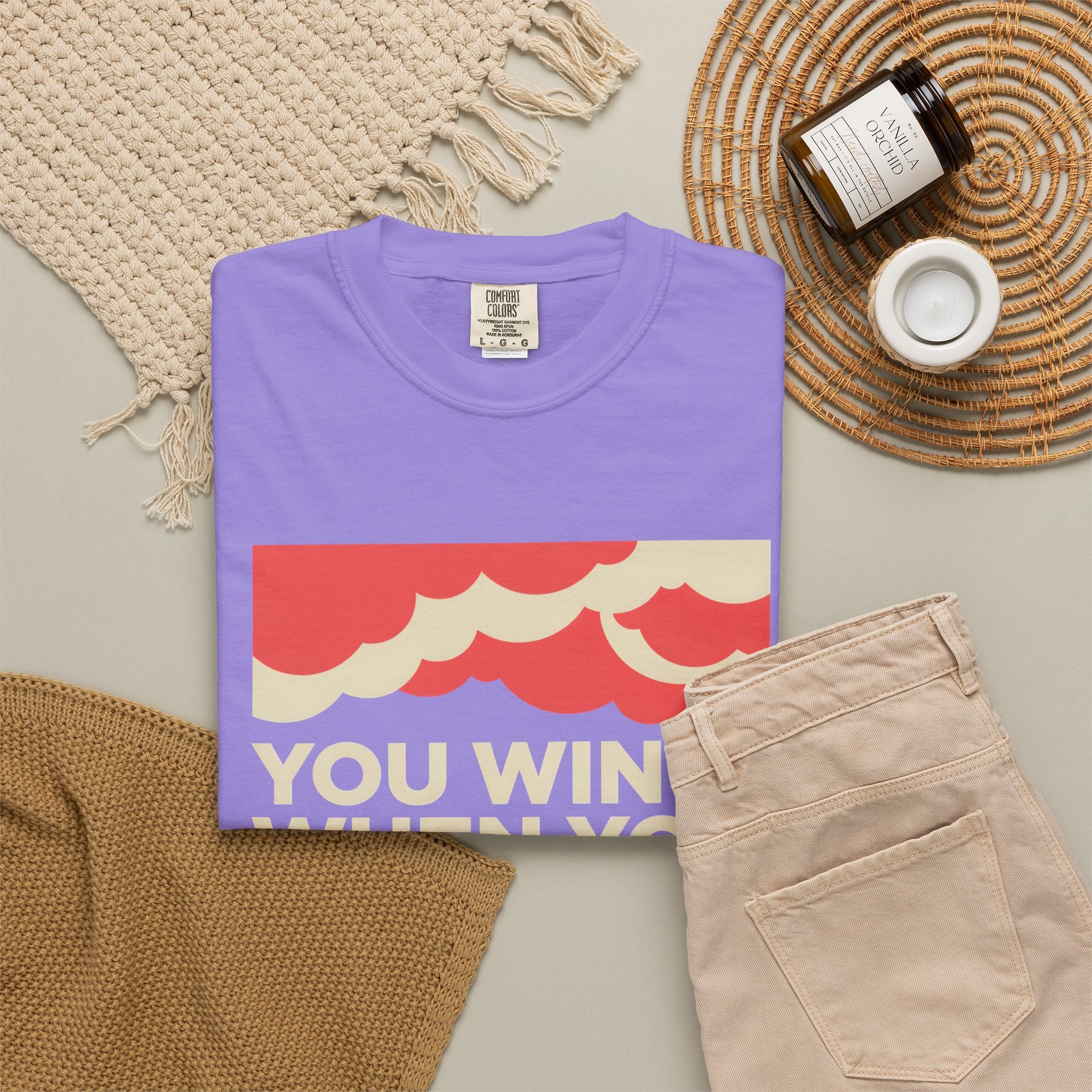 You Win When You Pray T-Shirt — Vintage Wave Faith Tee