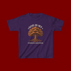 Autumn Oak Tree Kids T‑Shirt — Cozy Fall Nature Tee for Children