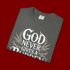 Inspirational Christian T-Shirt — "God Never Gives a Burden You Can't Bear" Tee