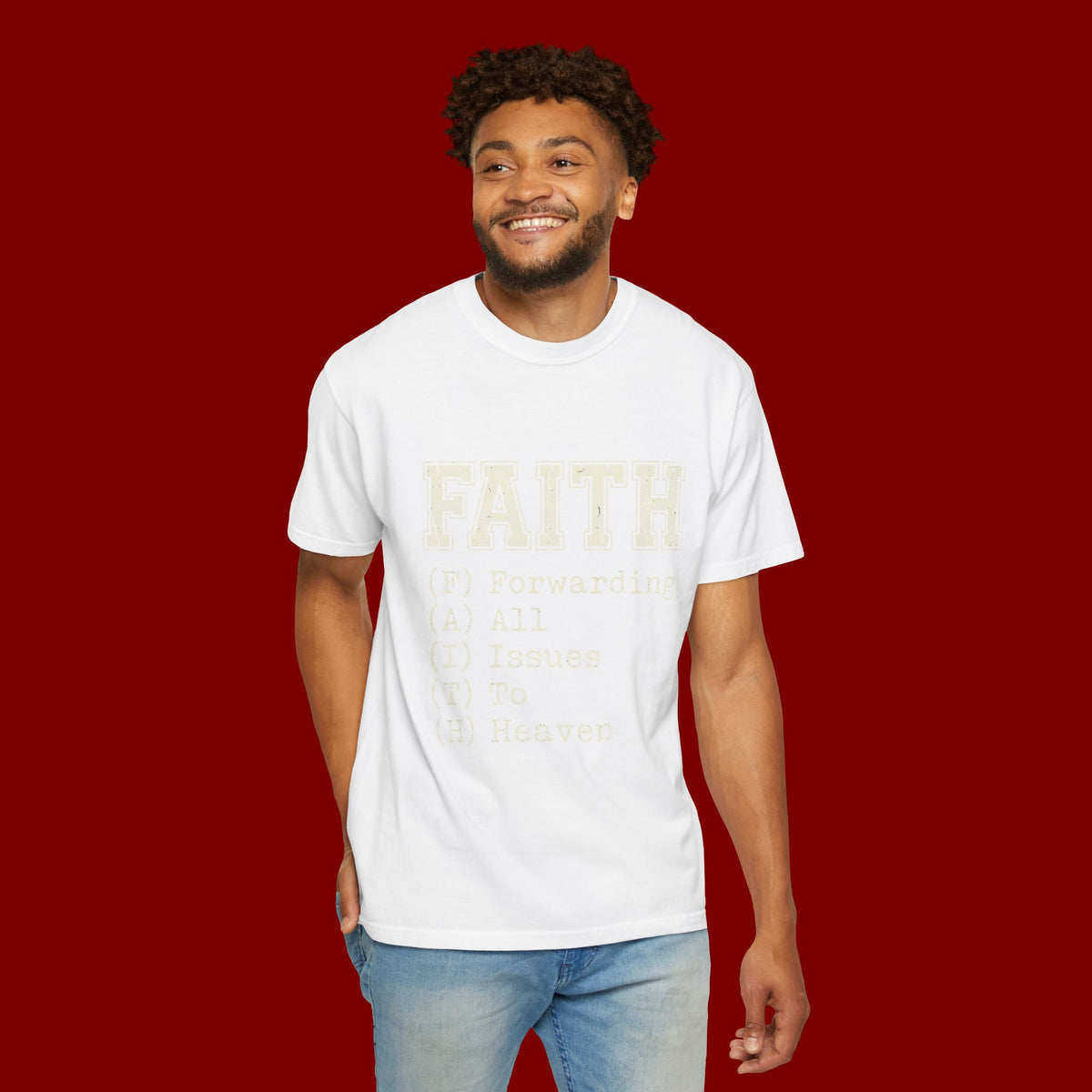 Faith Graphic T-Shirt — Minimalist Inspirational Tee