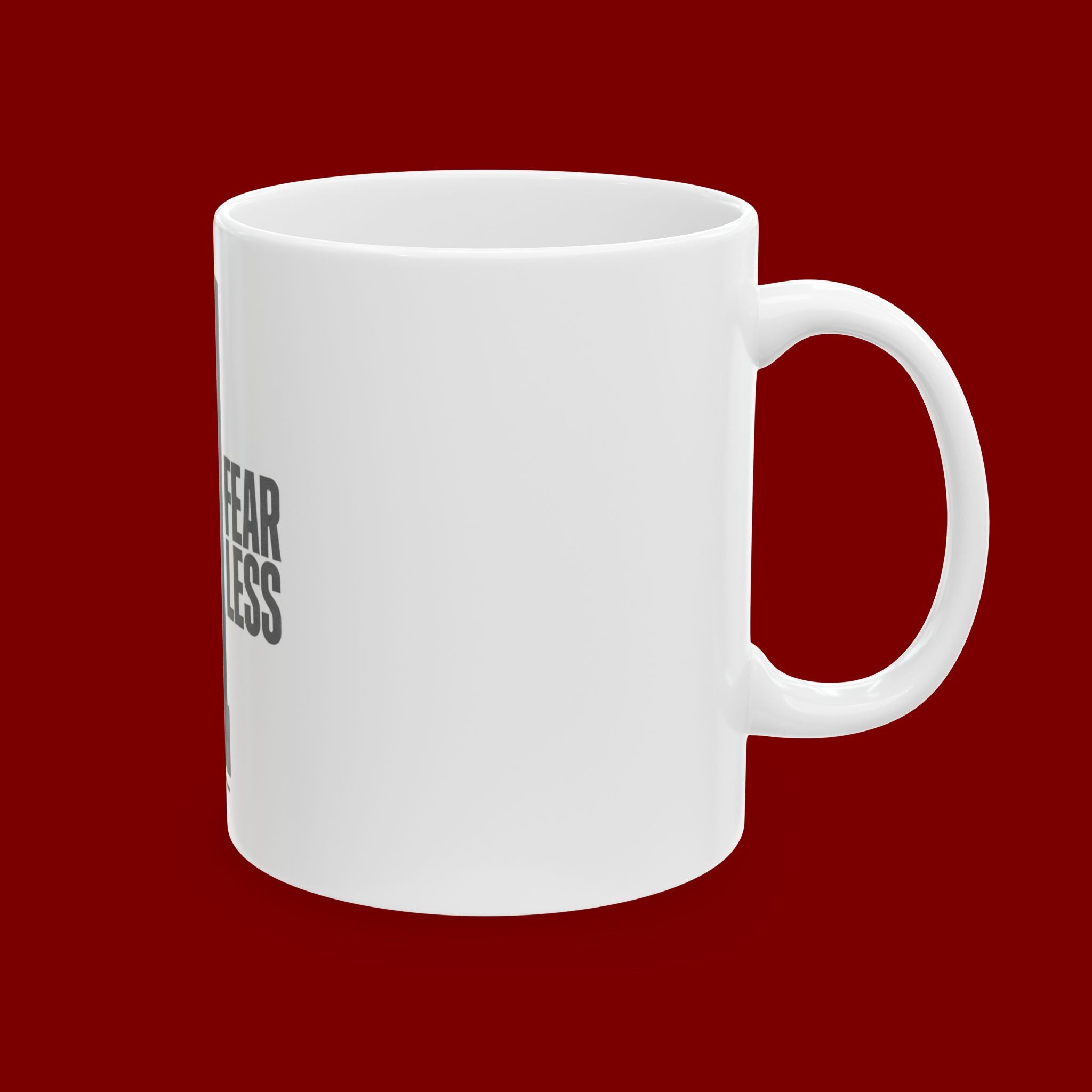 Pray More Fear Less Ceramic Mug – Inspirational Faith Coffee Cup (11oz/15oz)