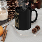 Stand Firm in the Faith Black Mug — Inspirational Christian Coffee Cup (11oz, 15oz)
