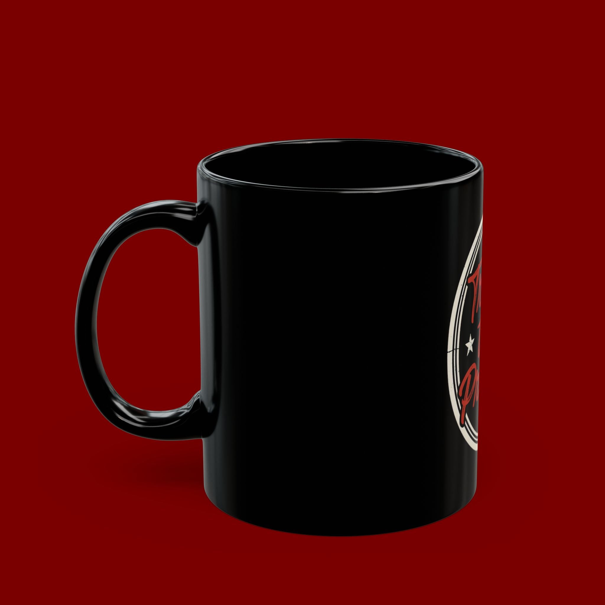 Trust the Process Black Coffee Mug — Inspirational 11oz/15oz Ceramic