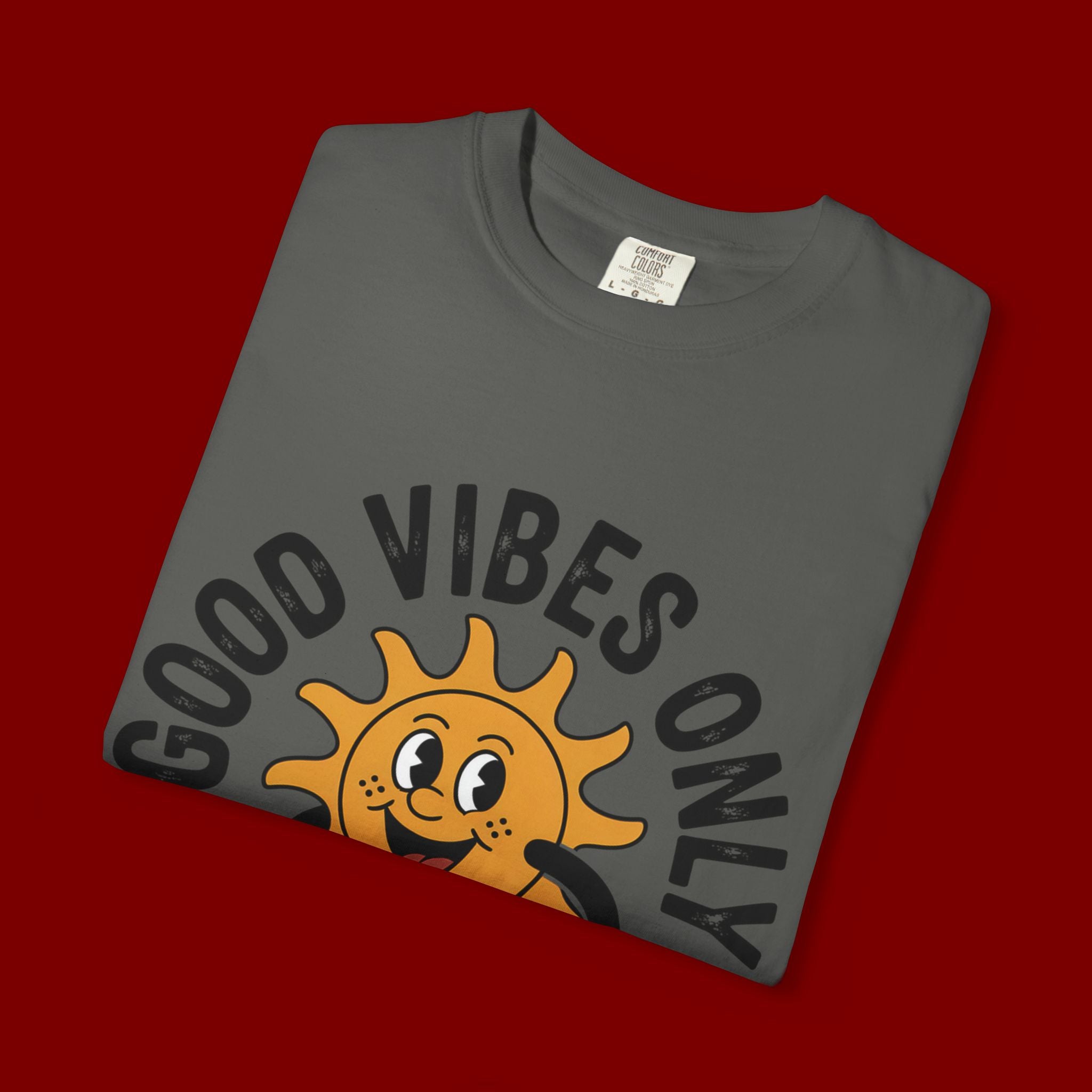 Good Vibes Only Sun Graphic T-Shirt