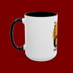 Accent Coffee Mug — "Focus On The Positive" Motivational Mug