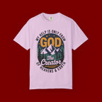 God The Creator T-Shirt — My Help Is Only From God Christian Mountain Faith Tee