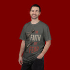 Faith On, Fear Off T-Shirt — Inspirational Christian Graphic Tee