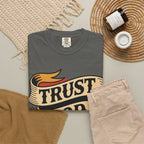 Trust God, Bro T-Shirt — Retro Ribbon Faith Tee