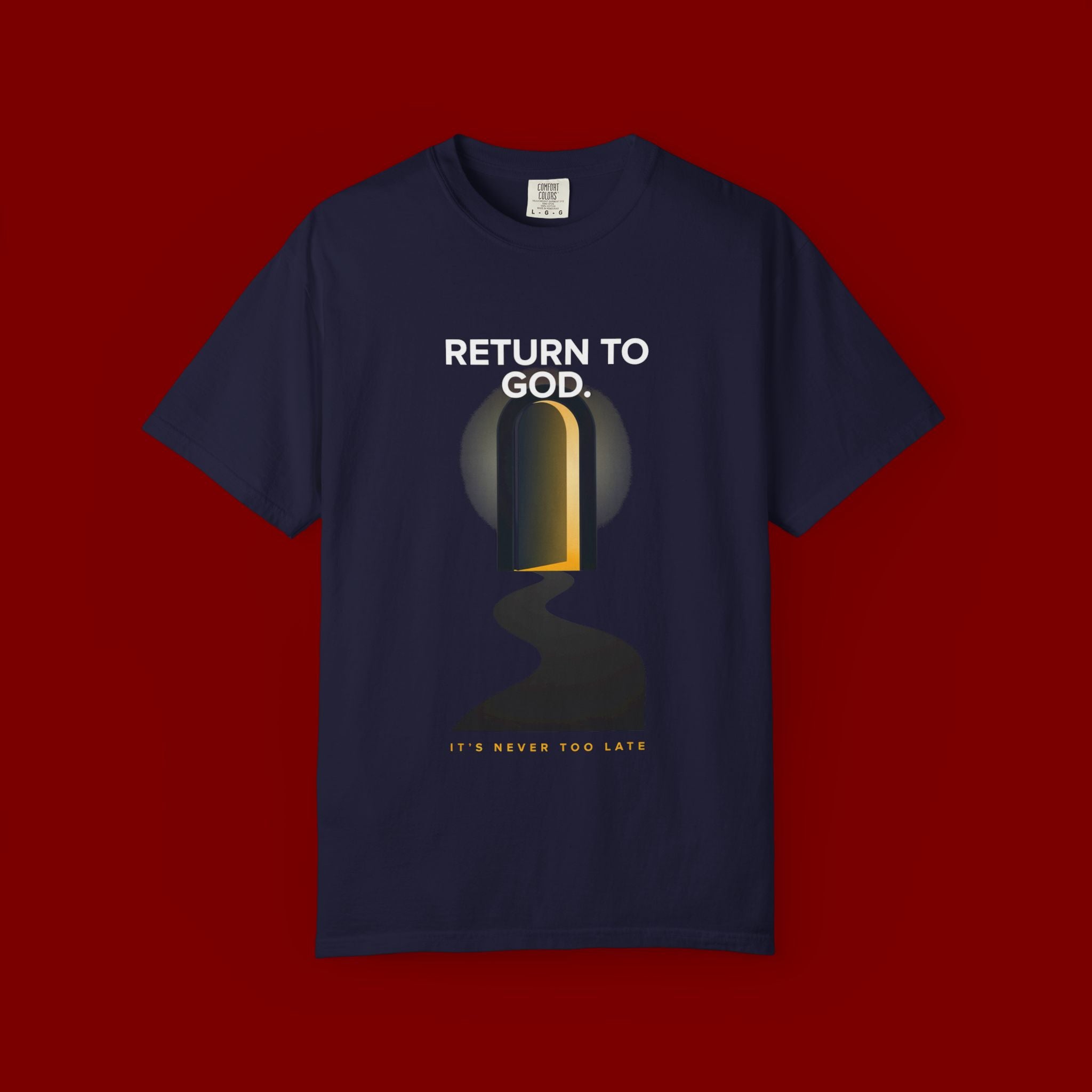 Mystic Doorway T-Shirt — Golden Arch Path Graphic Tee