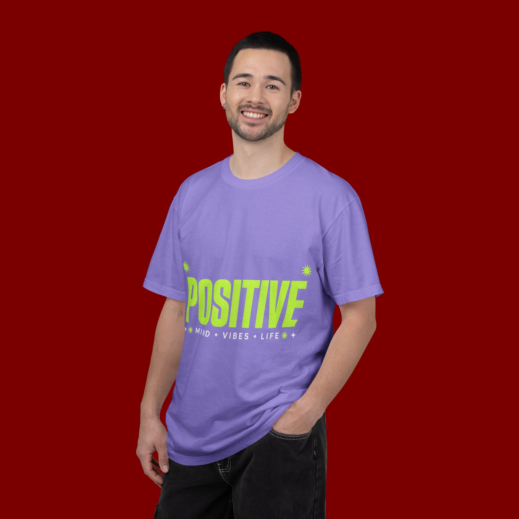 Positive Mind Vibes T-Shirt — Graphic Motivational Tee