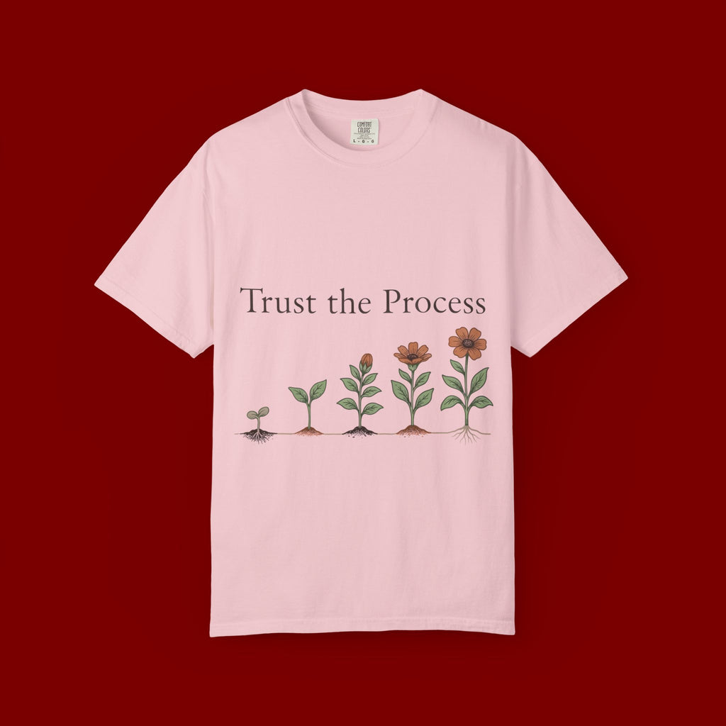 Trust the Process Floral T-Shirt — Growth Graphic Tee