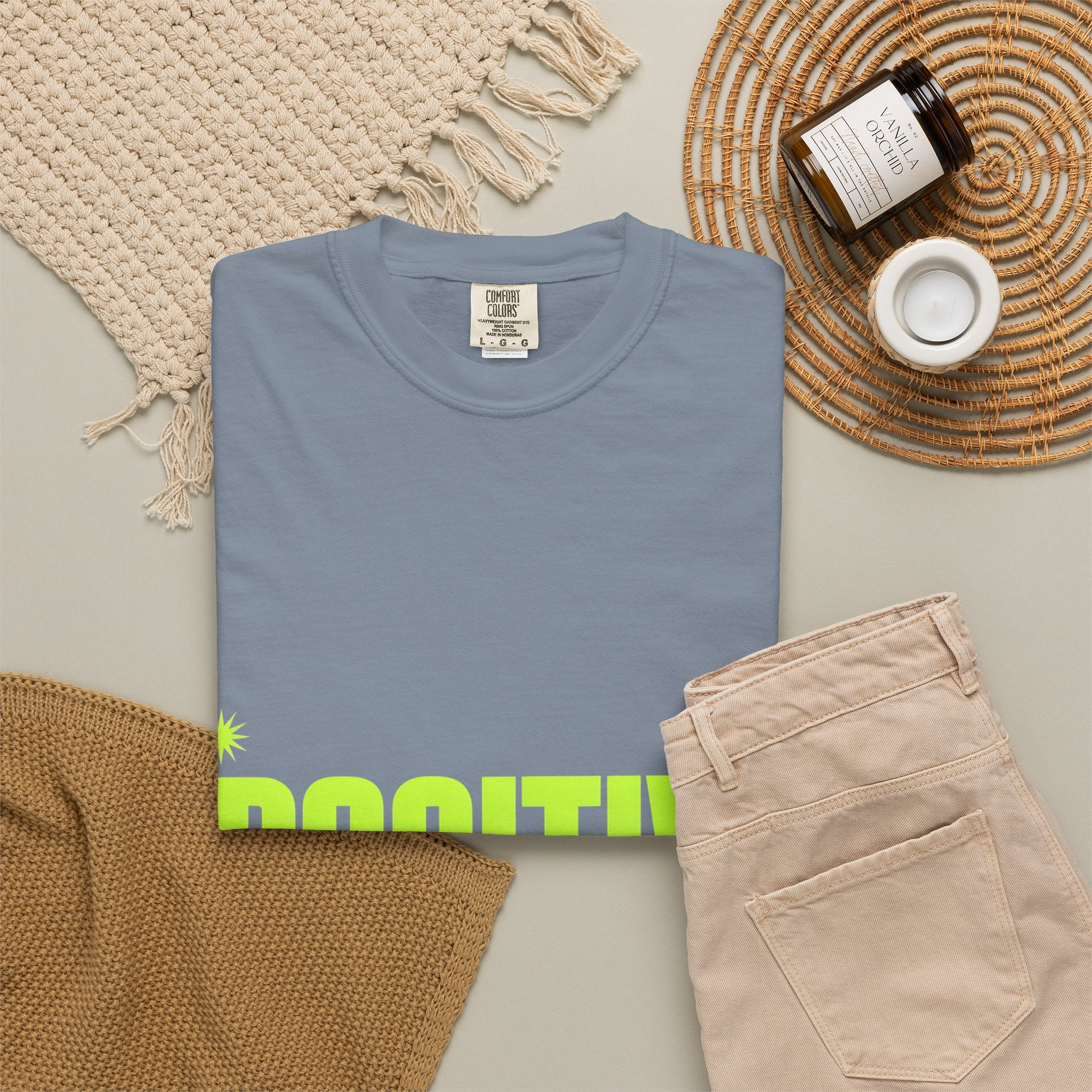 Positive Mind Vibes T-Shirt — Graphic Motivational Tee