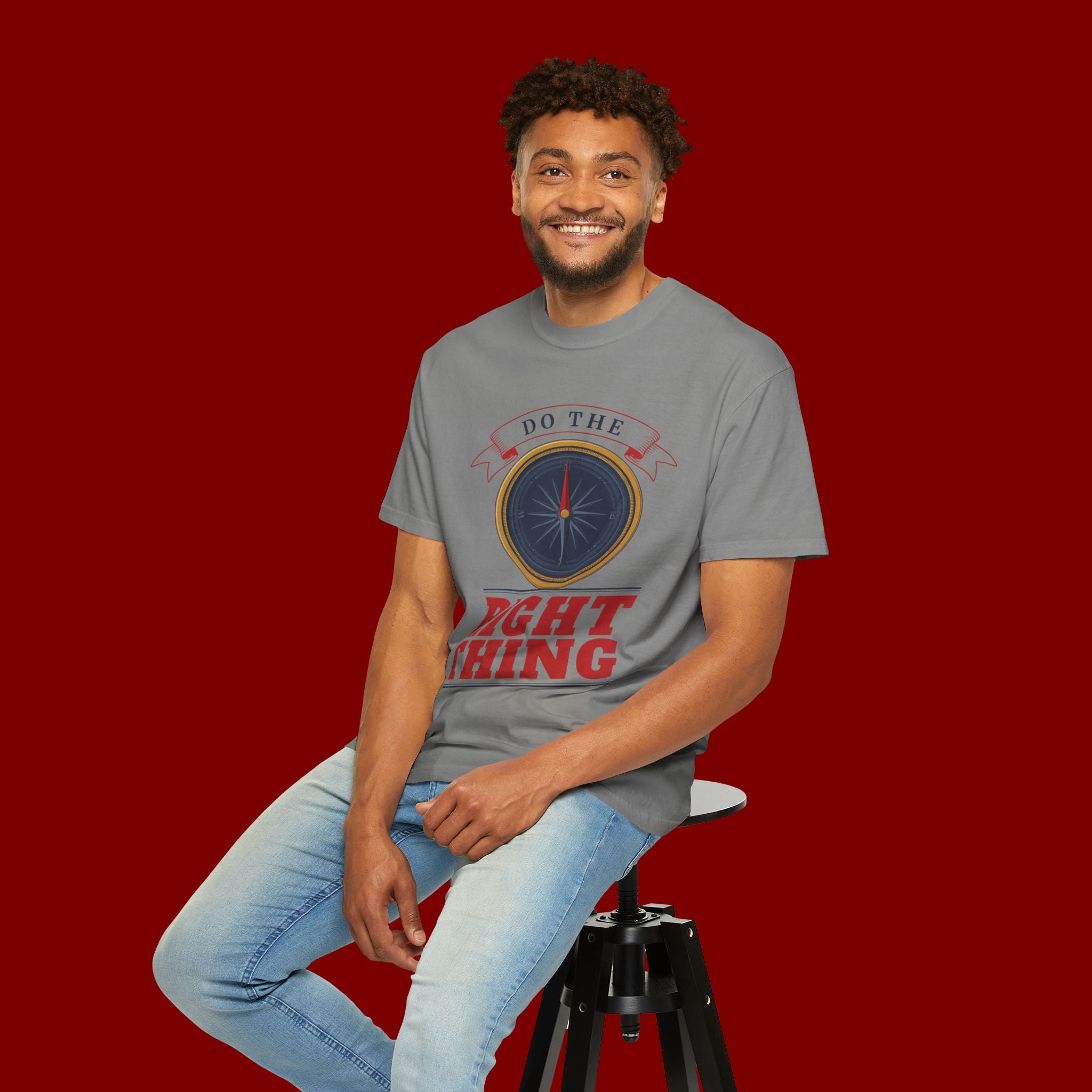 Do The Right Thing Compass T-Shirt — Motivational Graphic Tee