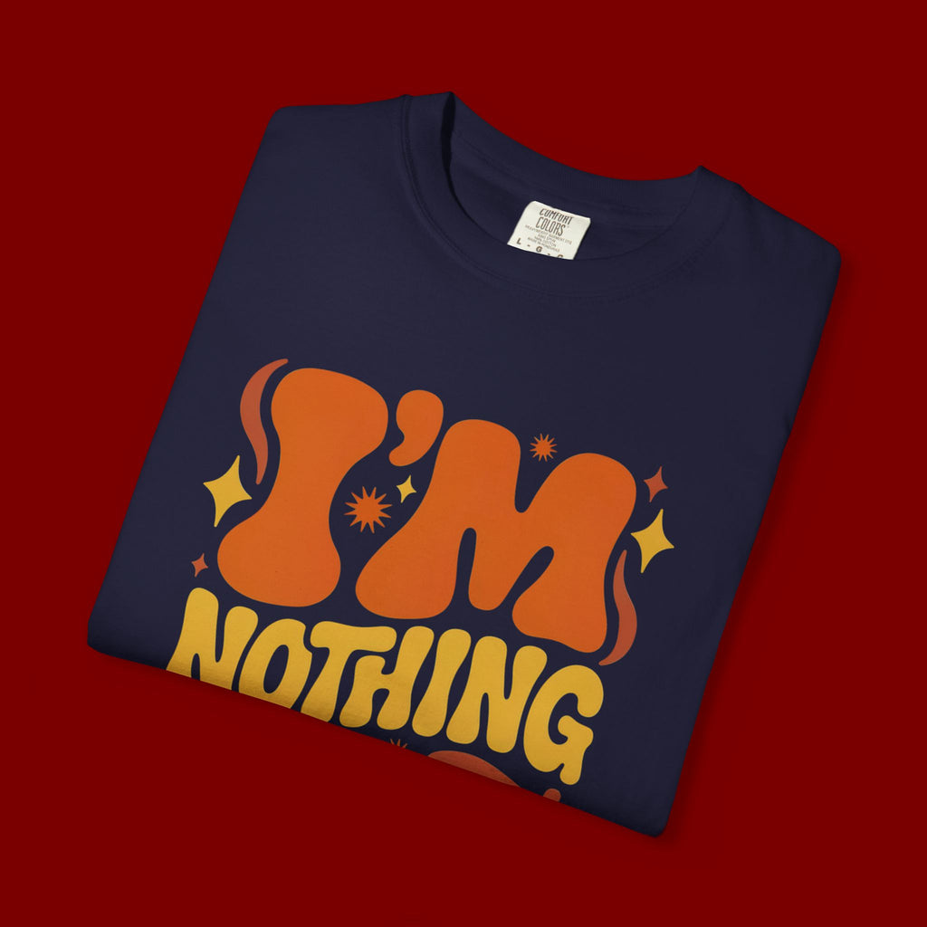 I'm Nothing Without God Retro Graphic T-Shirt