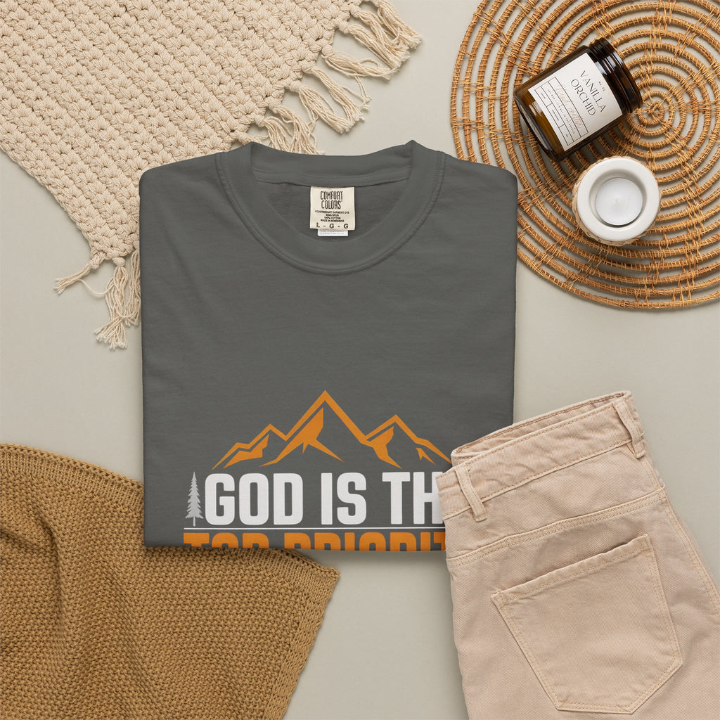Faith-Based T-Shirt — “God Is the Top Priority in Whatever We Do”