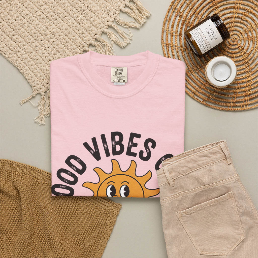 Good Vibes Only Sun Graphic T-Shirt
