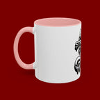 Ceramic Mug — "All Strength Comes From God" Black Accent Coffee Cup (11/15 oz)