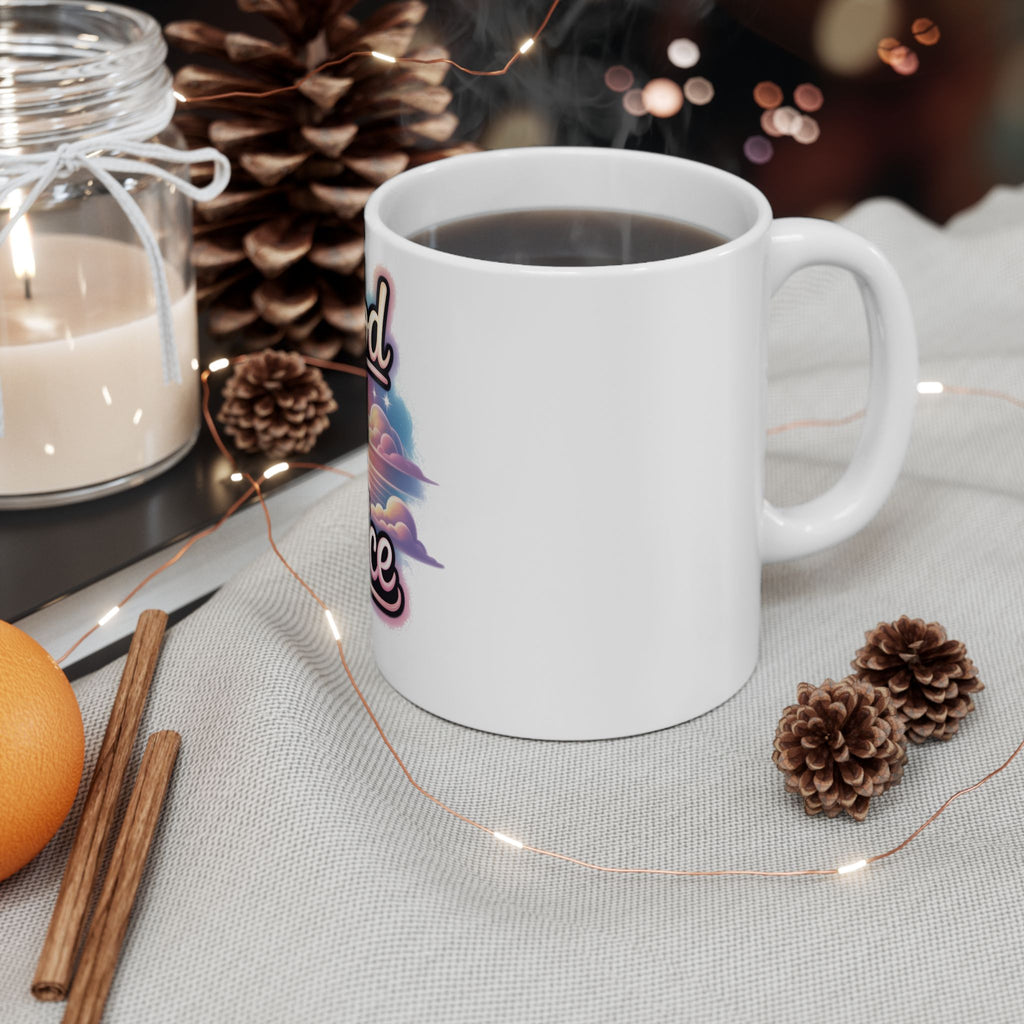 Christian Faith Ceramic Mug — “In God the Heart Finds Peace” Inspirational Coffee Cup (11oz & 15oz)
