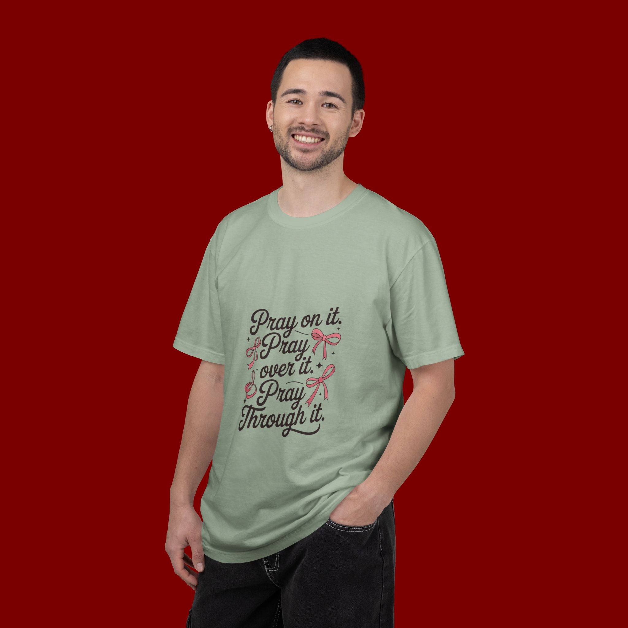 Pray On It Pray Over It Pray Through It T‑Shirt
