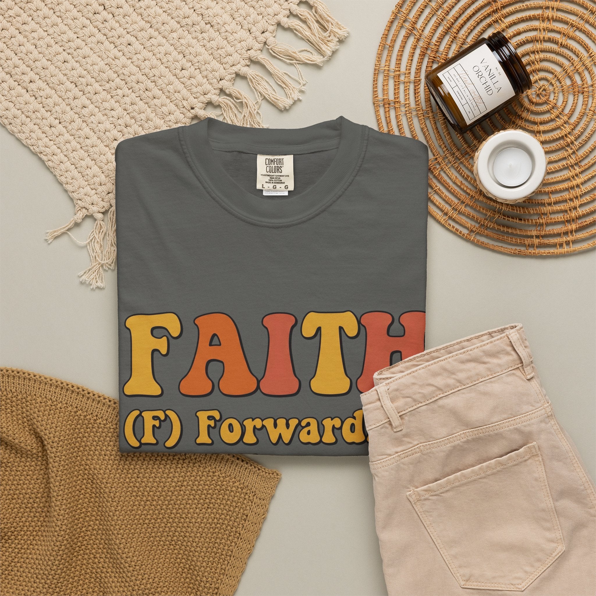 Faith Acronym T-Shirt — "FAITH: Forwarding All Issues To Heaven" Christian Tee