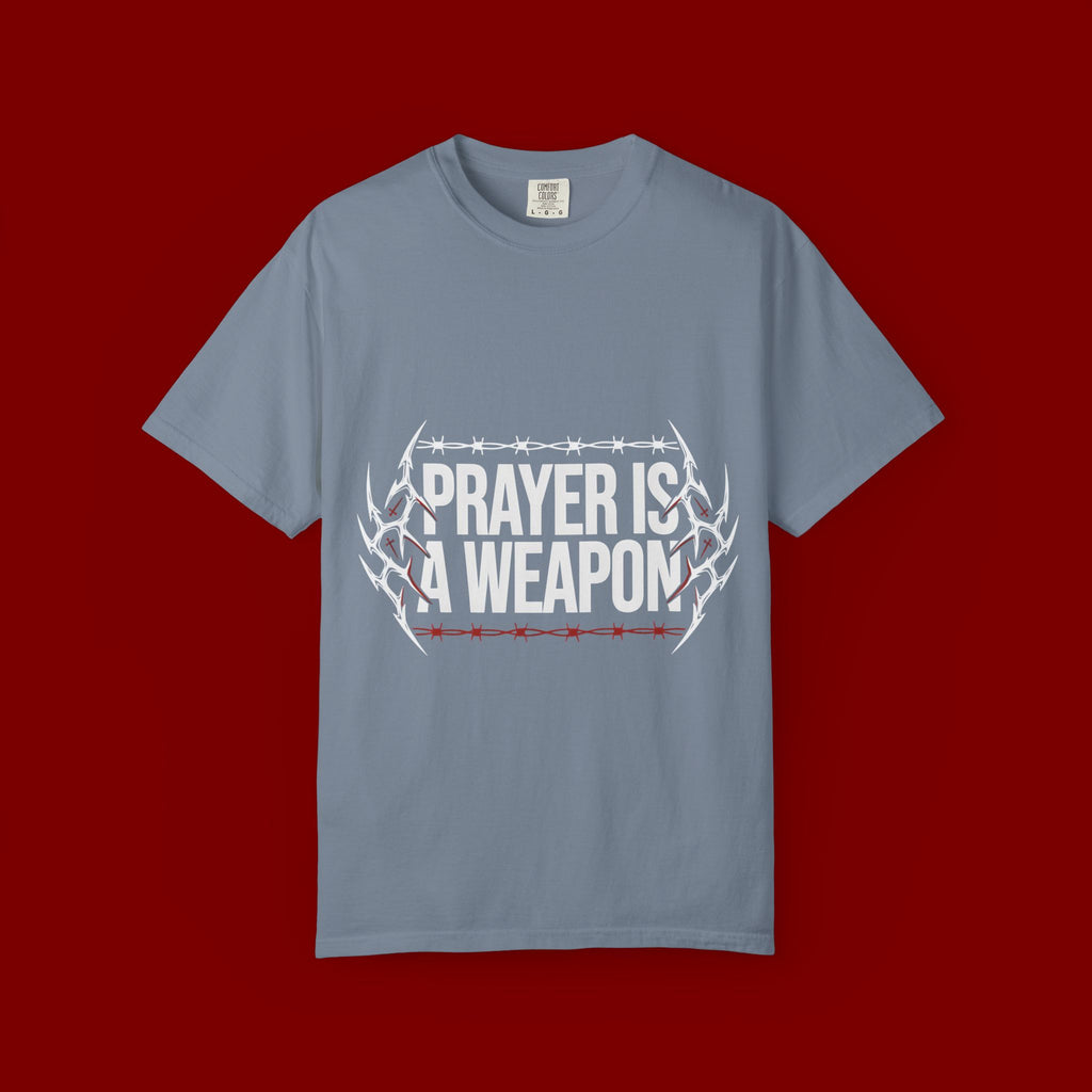Prayer Is A Weapon T-Shirt — Christian Faith Graphic Tee