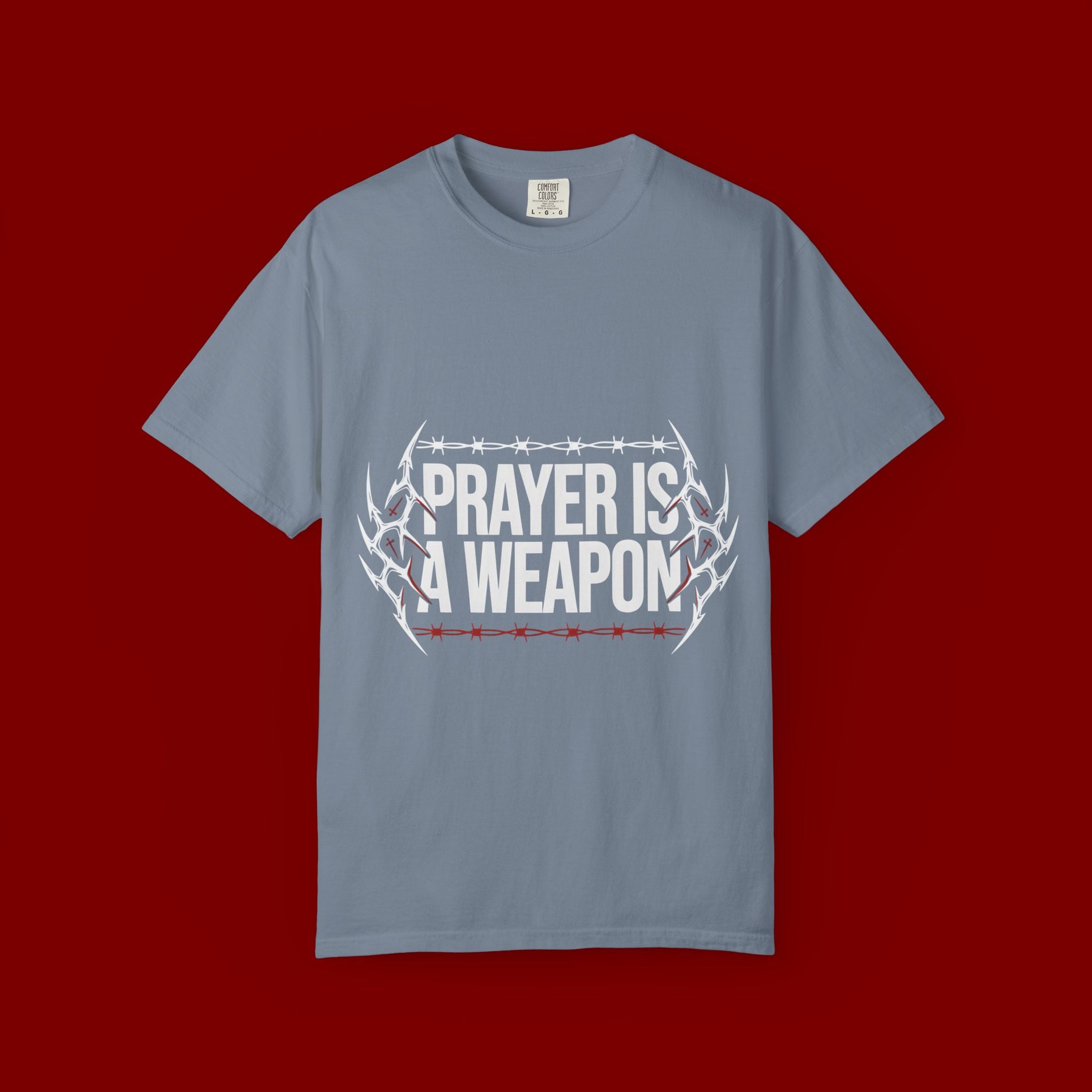 Prayer Is A Weapon T-Shirt — Christian Faith Graphic Tee