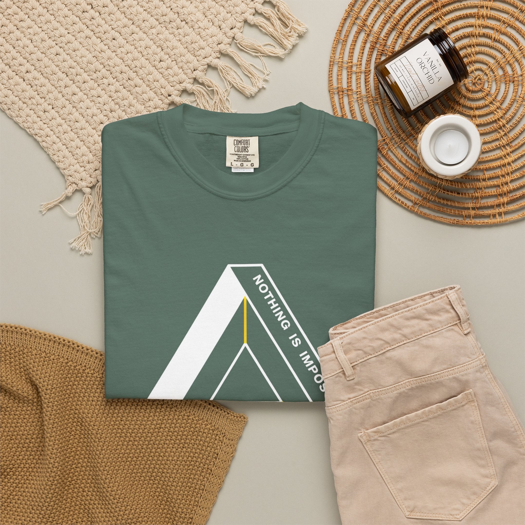 For Our God T‑Shirt — Christian Triangle Graphic Tee