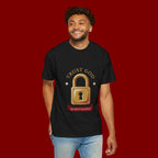 Trust God Padlock T-Shirt — "No Matter What" Christian Faith Tee