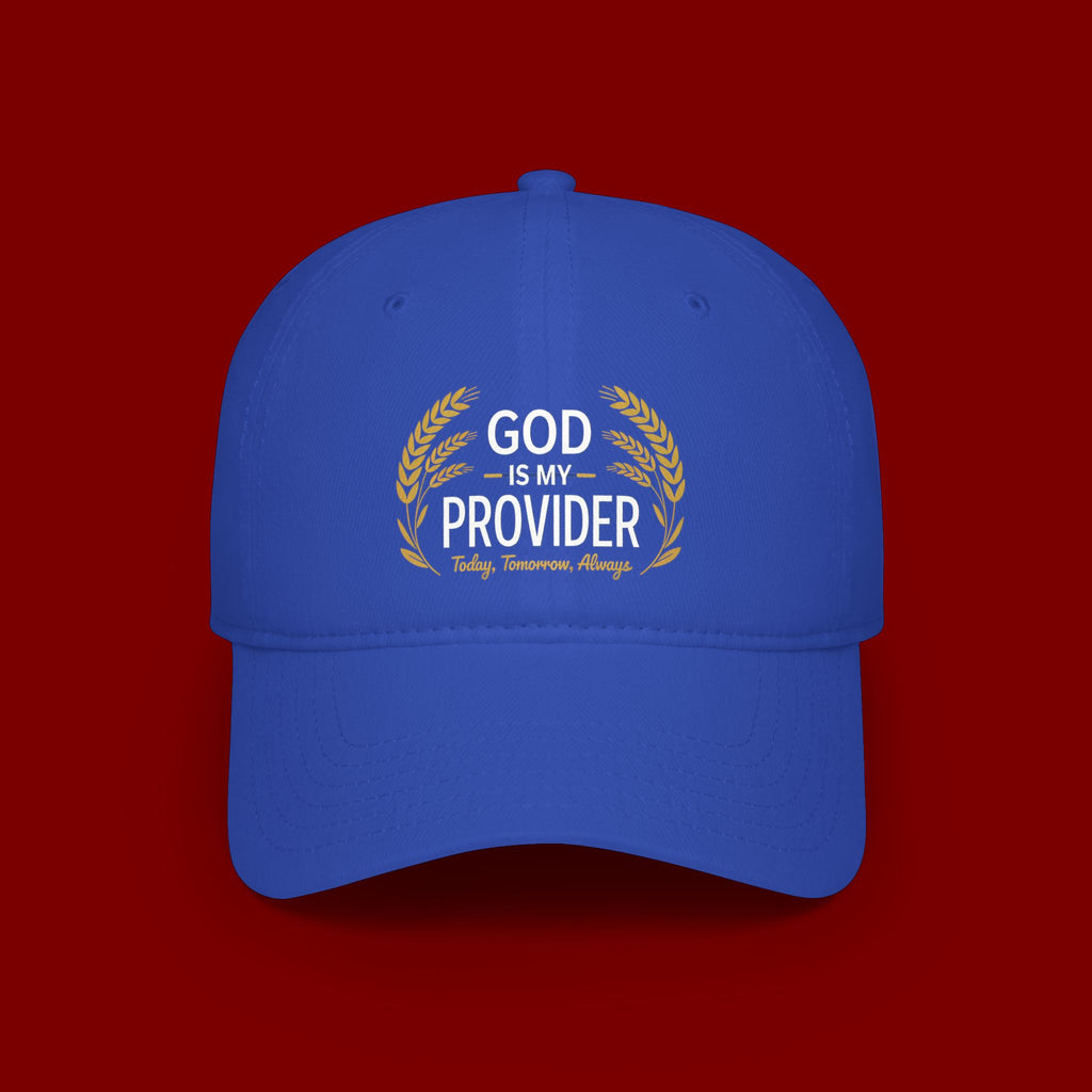 God Is My Provider Baseball Cap — Faith Hat with 'God Is My Provider' Design